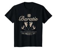 Anime One Piece Baratie Ocean Going Restaurant T-Shirt, Enfant, Noir, 8 Ans