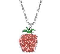 Anime ONE PIECE Collier En Alliage Devil Fruit Chop-Chop Fruit Pendentif Accessoires De Personnage D'anime Habillage De Fête De Carnaval D'halloween Cadeau De La Série Manga Lover