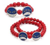 Anime ONE PIECE Cosplay Collier Bracelet En Alliage Portgas·D· Ace Pendentif Accessoires De Personnage D'anime Accessoires D'habillage De Fête Cadeaux pour Hommes Femmes Enfants Fans