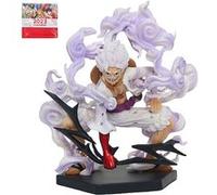 Anime One Piece Luffy GEAR 5 Figurine 15 CM Nika Sun God Figurines Collection Modèle avec Calendrier G