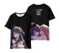 Anime Oshi No KO T-Shirt Hoshino AI T-Shirt Anime Graphic Summer Fashion Casual Short Sleeve Tee Tops Clothing Mens