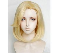 Anime OW Mercy Wig Angela Ziegler Light Blonde Cosplay Wigs + Wig Cap