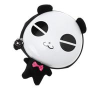 Animé Paquet Anti-perte Panda Dos en Dessin Peluche Garçon et Filles | Sangle Réglable, Corde Anti-perte Incluse, Utilisation Facile pour Parents, Noir