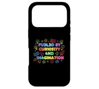 Animé par la curiosité et l'imagination, Kids Teens Funny Design Coque pour iPhone 17 Pro