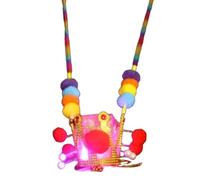 Anime Party Make Up Coiffe Mythique Ornement Périphérie de jeu pour les fêtes costumées Attire l'attention du costume, Or violet brillant, taille unique