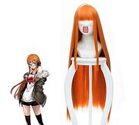 Anime Persona 5 Futaba Sakura Perruque Cosplay Costume Femmes Long Synthétique Hair Halloween Party Play Wigs + Perruque Cap