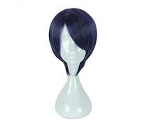 Anime Persona 5 Yusuke Kitagawa bleu perruque courte Cosplay Costume résistant à la chaleur cheveux synthétiques hommes femmes Cosplay perruques