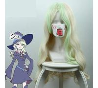 Anime Petite Sorcière Académique Cosplay Daiana Cavendish Longue Perruque Ondulée Bouclée Femmes Cosplay Costume Résistant À La Chaleur Cheveux Synthétiques