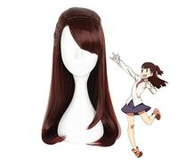 Anime petite sorcière académique Kagari Atsuko perruque Cosplay Costume Akko femmes longs cheveux synthétiques Halloween fête perruques perruques -653B