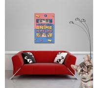 Anime - Poster - All I need is Anime + 2 bandes de poster alu 63 cm