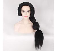 Anime Princesse Raiponce Merida Neige Blanche Cosplay Perruque Halloween Fête Cheveux Synthétiques Jasmin Anna Elsa Princesse Perruques + Casquette De Perruque Taille Unique Pl-693 Perruque De Jasmi