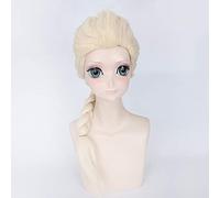 Anime princesse raiponce Merida neige blanche cosplay perruque Halloween fête cheveux synthétiques jasmin Anna Elsa princesse perruques + casquette de perruque une taille PL-309 perruque Elsa