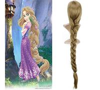 Anime princesse raiponce Merida neige blanche cosplay perruque Halloween fête cheveux synthétiques jasmin Anna Elsa princesse perruques + casquette de perruque une taille PL-843 perruque raiponce