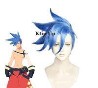Anime PROMARE brûlant sauvetage Galo Thymos perruques bleu court résistant à la chaleur synthétique cheveux Costume Cosplay perruque Pelucas