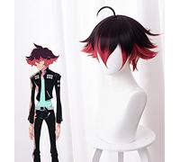 Anime Promare Cosplay Gueira Perruque 33 Cm Court Cheveux Synthétiques Résistant À La Chaleur Halloween Cosplay Perruques + Bonnet De Perruque