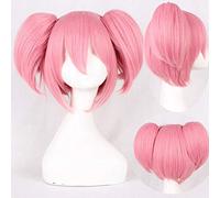 Anime Puella Magi Madoka Magica cosplay jouer perruque Tomoe Mami Madoka Kaname cosplay Costume jouer perruques Halloween fête cheveux une taille perruque rose No.006