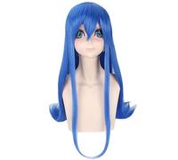 Anime queue de fée Wendy Marvell bleu longue perruque Cosplay Costume résistant à la chaleur cheveux synthétiques femmes Cosplay perruques