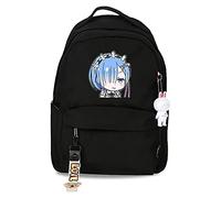 Anime Re:ZERO Starting Life in Another World Sac à dos Sac à dos Rem Sac à dos Re: ZERO Sac à dos Rem Sac à dos Cartable pour ordinateur portable pour garçons Filles Hommes Femmes 29cm * 14cm * 41cm