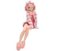 Anime Rem Figurine Ram Action Figures en PVC Figurine de dessin animé Mignon Filles assises Modèle Statue Décoration de bureau Cadeaux pour collection 15,5 cm