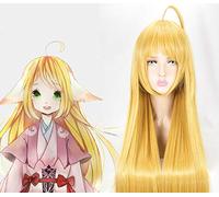 Anime renard démon Cosplay perruques Su Shan Su Su 100 CM Cosplay perruques Halloween carnaval Cosplay femmes perruques