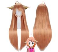 Anime renard démon TuShan SuSu TuShan Honghong Matchmaker Cosplay perruques avec oreilles de renard Cosplay Costume accessoire 100 CM Halloween COS une perruque avec oreille