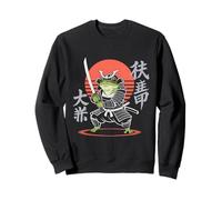 Anime rétro Amusant Grenouille Ninja Samourai pour Les Amateurs de Crapaud Sweatshirt