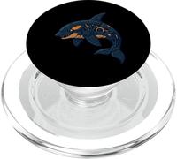 Animé Robot Orca Gear Powered Sea Creature PopSockets PopGrip pour MagSafe
