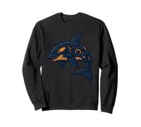 Animé Robot Orca Gear Powered Sea Creature Sweatshirt