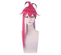 Anime Role Play For Cafe Cutie Sivir Cosplay Wig 85cm Rose Gradient Blue Straight Wigs