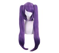 Anime Role Play For Fate Fgo Euryale Stheno Cosplay Wig Party Women Long Straight Thick Purple Wig With Ponytails