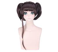 Anime Role Play For Kabaneri Of The Iron Fortress Mumei Brown Double Ponytails Cosplay Wig For Halloween Party