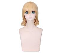 Anime Role Play For Rozen Maiden Hinaichigo Cosplay Wig Halloween Carnival Party short Wavy Blonde wigs