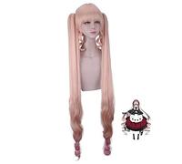 Anime Rozen Maiden Shin ku cosplay perruque ondulée 120cm cheveux synthétiques avec doubles queues de cheval Cosplay Taisho Shin ku Reiner Rubin perruques une taille perruque Shin ku PL-088