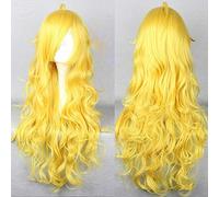 Anime Rwby Yang Xiao Cosplay perruques longues jaune résistant à la chaleur Fiber synthétique cheveux Halloween fête Costume perruque KUWS011D