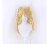 Anime Saionji Hiyoko Blonde Ponytails Wig Cosplay Costume Heat Resistant Synthetic Hair Women Wigs