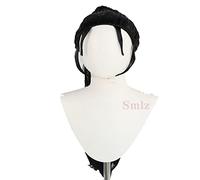 Anime Season 2 Hinatsuru Perruque de cosplay Noir Queue de cheval Uzui Tengen Wife Fibre résistante à la chaleur + bonnet de perruque