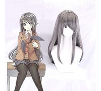 Anime Seishun Buta Yarou série Cosplay perruques Mai Sakurajima Cosplay perruque synthétique cheveux Halloween fête femmes Cosplay perruque