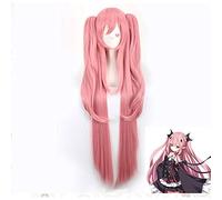 Anime séraphin de la fin Owari pas de séraphin Krul Tepes perruques Cosplay Costume femmes perruque rose cheveux synthétiques