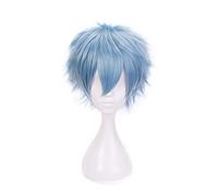 Anime Shigaraki Tomura Cosplay Perruque courte bleue Boku no Hero Academia Fibre résistante à la chaleur + bonnet de perruque
