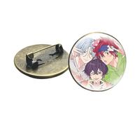 Anime SK8 The Infinity Brooches Figurines de dessin animé Miya Reki Badges en verre pour veste, cartable, épingles, bijoux faits à la main, Verre