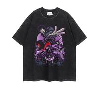 Anime Solo Leveling Tee pour adolescents garçons - T-shirt graphique à manches courtes en coton doux, parfait pour les fans d'anime, Noir 8, M