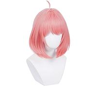 Anime SPY×FAMILY Anya Forger Short Pink Cosplay Wig Hair Heat Resistant Synthetic Halloween Party Wigs