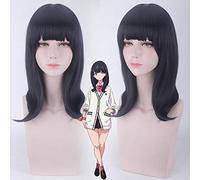 Anime SSSS.GRIDMAN perruques Takarada Rikka Cosplay perruque noir bleu droite longue synthétique cheveux Costume jeu de rôle perruques pour les femmes