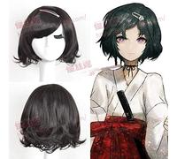 Anime Steins Gate Makise Kurisu Christina Assistant brun droit longue perruque Cosplay perruque 80 cm Halloween + casquette de perruque gratuite 1