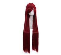 Anime Steins Gate Makise Kurisu Longue Perruque Droite Cosplay Costume Résistant À La Chaleur Cheveux Synthétiques Femmes Perruques 2