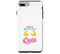 Anime Strong Girl Lifting Gym Power Muscle Otaku Fitness Coque pour iPhone 7 Plus/8 Plus