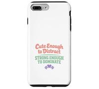 Anime Strong Girl Lifting Gym Power Muscle Otaku Fitness Coque pour iPhone 7 Plus/8 Plus