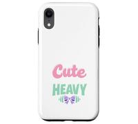 Anime Strong Girl Lifting Gym Power Muscle Otaku Fitness Coque pour iPhone XR