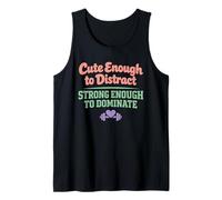 Anime Strong Girl Lifting Gym Power Muscle Otaku Fitness Débardeur