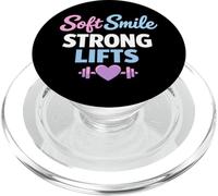 Anime Strong Girl Lifting Gym Power Muscle Otaku Fitness PopSockets PopGrip pour MagSafe